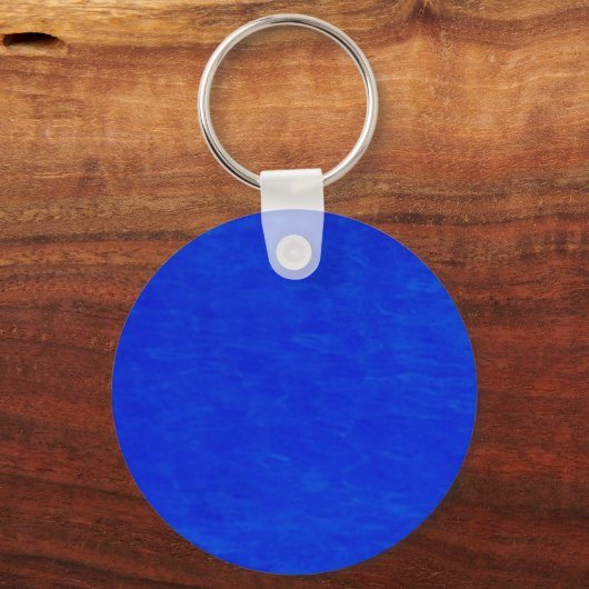 Eet, Slaap en Swim! felblauw Sleutelhanger (Achterkant)