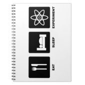 Eet slaap experiment notitieboek (Voorkant)