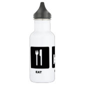 Eet slaap experiment waterfles  (Links)