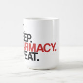 Eet. Slaap. Farmacie. Herhaal. Mok (Center)