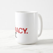 Eet. Slaap. Farmacie. Herhaal. Mok (Voorkant rechts)