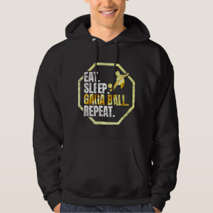 Eet Slaap Gaga Bal Herhalen Hoodie