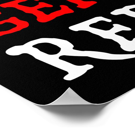 Eet. Slaap. Genealogie. Herhaal. Poster (Hoek)