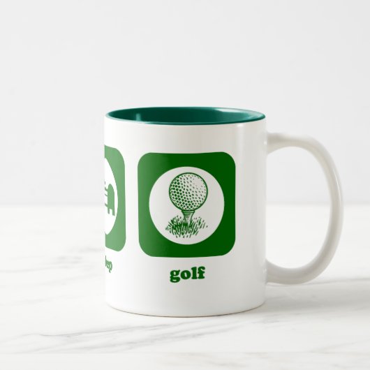 Eet. Slaap. Golf. Mok (Rechts)