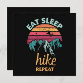 Eet, slaap, heek, herhaal kaart (Voorkant / Achterkant)