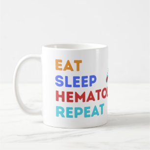 EET SLAAP HEMATOLOGIE HERHAAL - #lablife Koffiemok