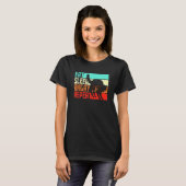 Eet Slaap Herhaal Boze Kat T-shirt (Voorkant volledig)