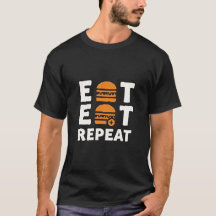Eet Slaap Herhaal - Grappig Burger Lover Ontwerp