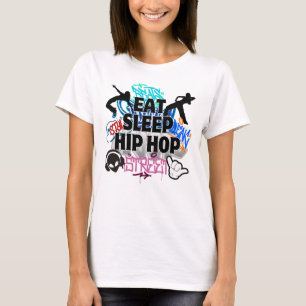 Eet Slaap Hiphop.w T-shirt