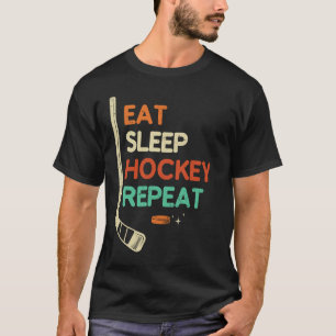 Eet Slaap Hockey Herhaal Hockey Lovers T-shirt
