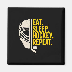 Eet Slaap Hockey Herhaal Voor Hockey Spelers Fans Magneet