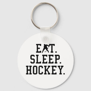 Eet Slaap Hockey - Hockeyliefhebbers Sleutelhanger