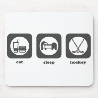 Eet. Slaap. Hockey. Mousepad Muismat