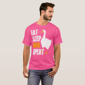Eet Slaap Honk Herhaal T-shirt (Voorkant volledig)