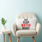 Eet slaap horloge herhalen kussen (Stoel)