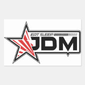 Eet, Slaap, JDM Sticker (Voorkant)