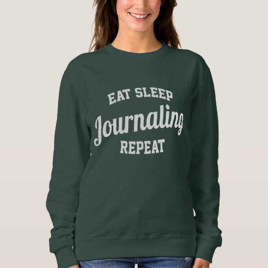 Eet slaap journaling herhalen trui (Voorkant)