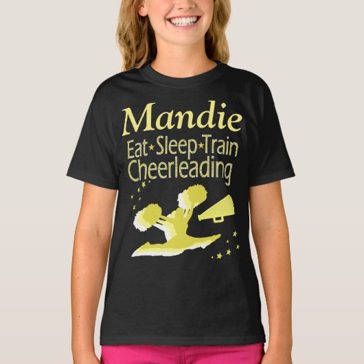 EET SLAAP JUICHENDE GEPERSONALISEERDE KLEDING T-SHIRT (Voorkant)