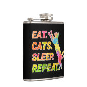 Eet, Slaap, Katten, Herhaal Heupfles (Rechts)