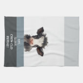 EET, SLAAP, KAUWDE, HERHAAL! THEEDOEK (Horizontaal)