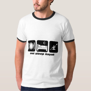 eet slaap kayak t-shirt