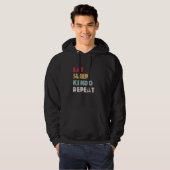 Eet Slaap Kendo Herhaal Bamboe Zwaard Vecht Kendok Hoodie (Voorkant volledig)
