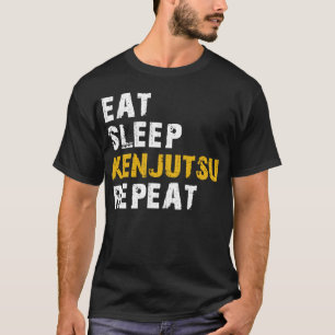 Eet slaap Kenjutsu T-shirt