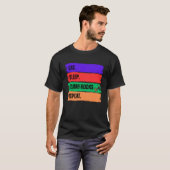 EET SLAAP KLIM ROTSEN HERHALEN T-SHIRT (Voorkant volledig)