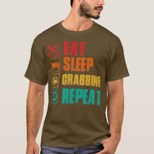 Eet slaap kraken herhaling t-shirt
