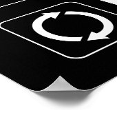 Eet. Slaap. Lees boeken. Herhaal Poster (Hoek)