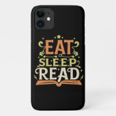 Eet Slaap Lees, Grappig Lezen Case-Mate iPhone Case (Achterkant)
