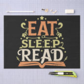Eet Slaap Lees, Grappig Lezen Tissuepapier (Craft)