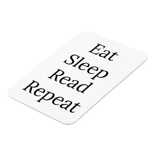 Eet, Slaap, lees, herhaal Magneet (Linkerzijde)