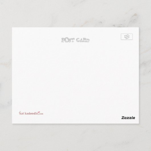 Eet, slaap, lees - uw prioriteiten Briefkaart (Achterkant)