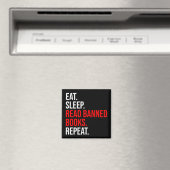 Eet. Slaap. Lees verboden boeken. Herhaal Magneet (Insitu (Vaatwasser))