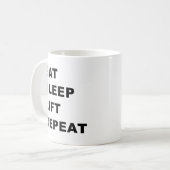 Eet, Slaap, Lift, Herhaal. Koffiemok (Voorkant links)