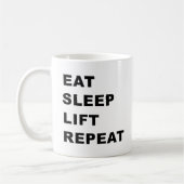 Eet, Slaap, Lift, Herhaal. Koffiemok (Links)