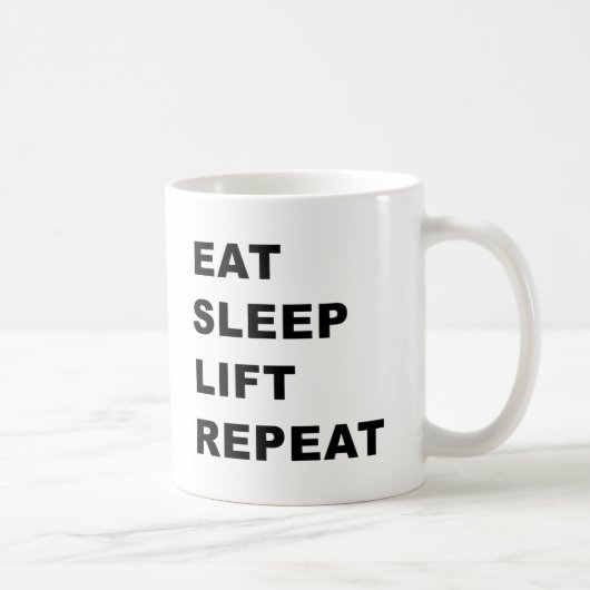 Eet, Slaap, Lift, Herhaal. Koffiemok (Rechts)
