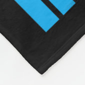 Eet slaap, maar herhaal  fleece deken (Hoek)