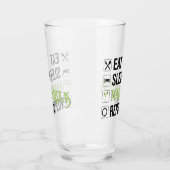 Eet Slaap Margaritas Herhaal Glas (Links)