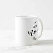 Eet Slaap Moeder Citaat  Koffiemok (Voorkant rechts)