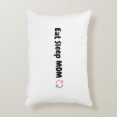 Eet Slaap Moeder Herhaal Moeders Liefde Accent Kussen (Voorkant(Verticaal))