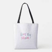 Eet Slaap Moeder Herhaal Moeders Liefde Tote Bag (Achterkant)