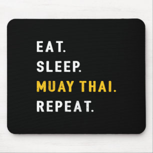 Eet Slaap Muay Thai Grappig Mma Kickboksen Geschen Muismat