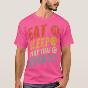 Eet Slaap Muay Thai Herhaal Muay Thai T-shirt