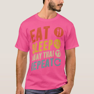 Eet Slaap Muay Thai Herhaal Muay Thai T-shirt