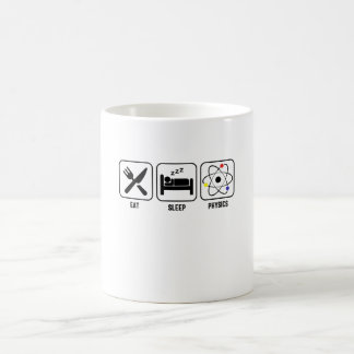Eet. Slaap. Natuurkunde Koffiemok