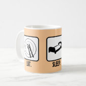 Eet. Slaap. Natuurkunde. Koffiemok (Voorkant links)