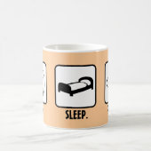 Eet. Slaap. Natuurkunde. Koffiemok (Center)