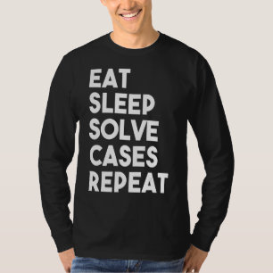 Eet slaap oplossen Hoesjes Herhaal advocaat advoca T-shirt